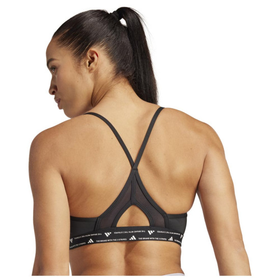 Adidas Γυναικείο μπουστάκι Aeroreact 3-Stripes Bra
